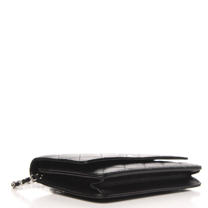 Chanel Caviar Quilted Wallet On Chain WOC Black 4 of 10