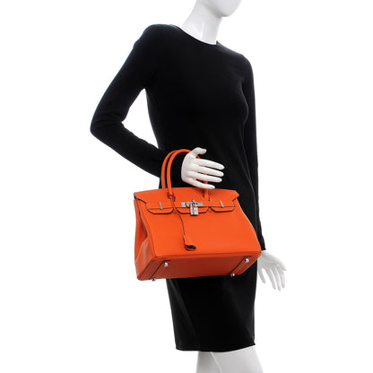 Hermes Togo Birkin 30 Feu 2 of 34