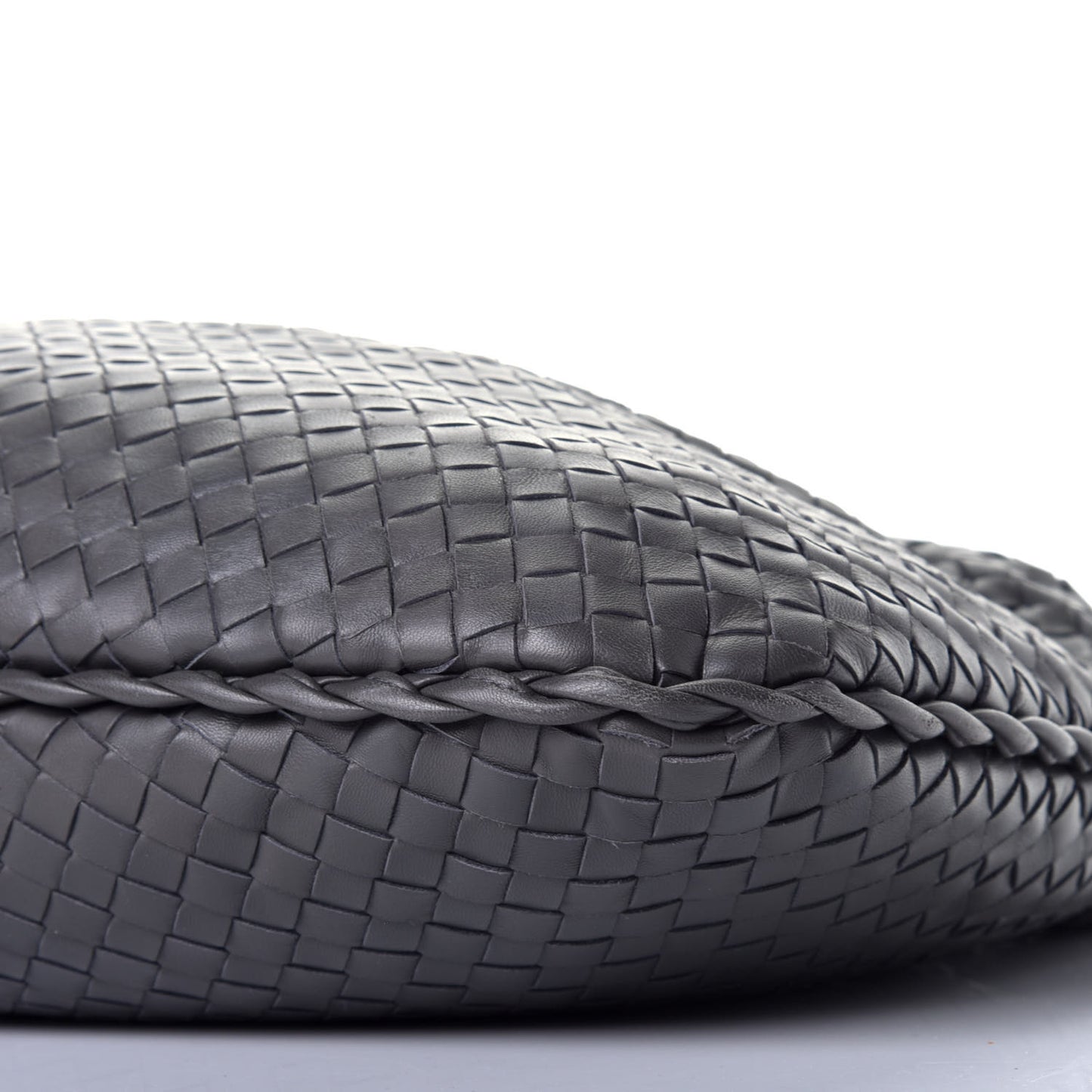 Nappa Intrecciato Large Veneta Hobo Ardoise