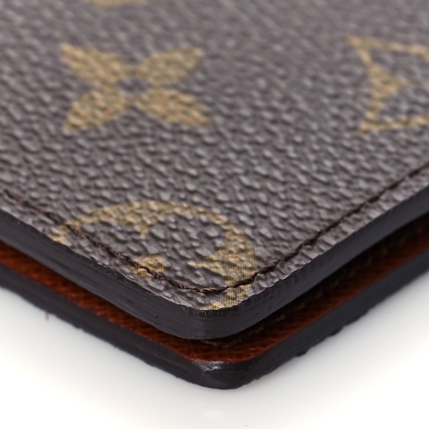 Louis Vuitton Monogram Mens Porte-Billets 3 Card Billfold Wallet 9 of 10