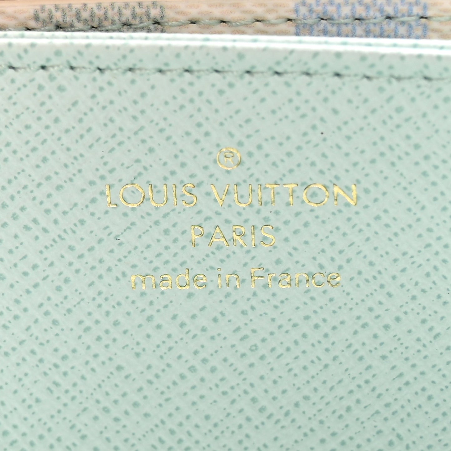 Damierlicious Zippy Wallet Pistachio Green
