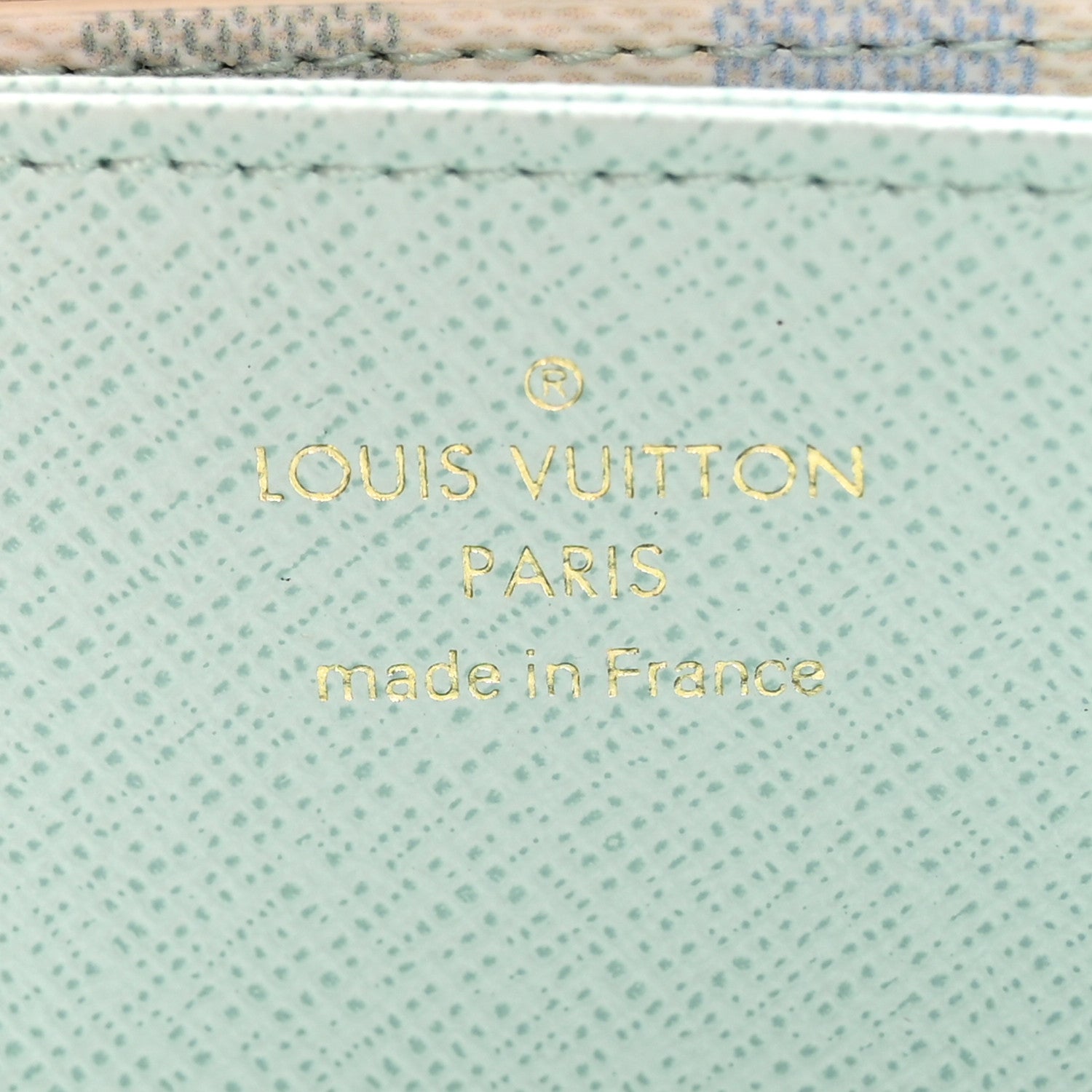 Louis Vuitton Damierlicious Zippy Wallet Pistachio Green 6 of 8