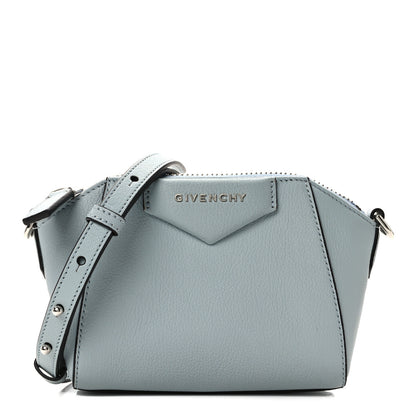 Givenchy Sugar Goatskin Nano Antigona Ice Blue 1 of 9