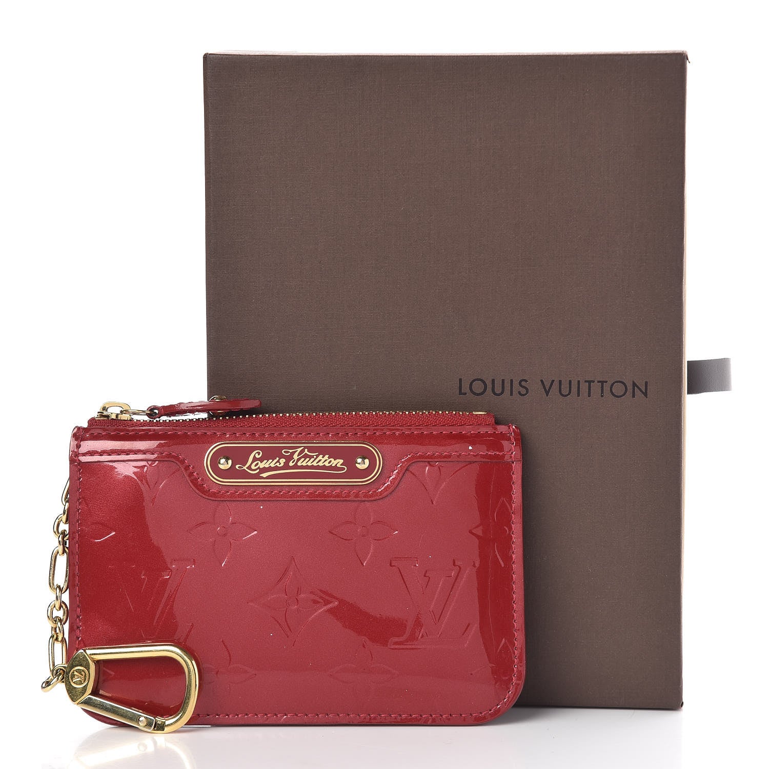 Louis Vuitton Vernis Key Pouch Pomme D'Amour 9 of 9