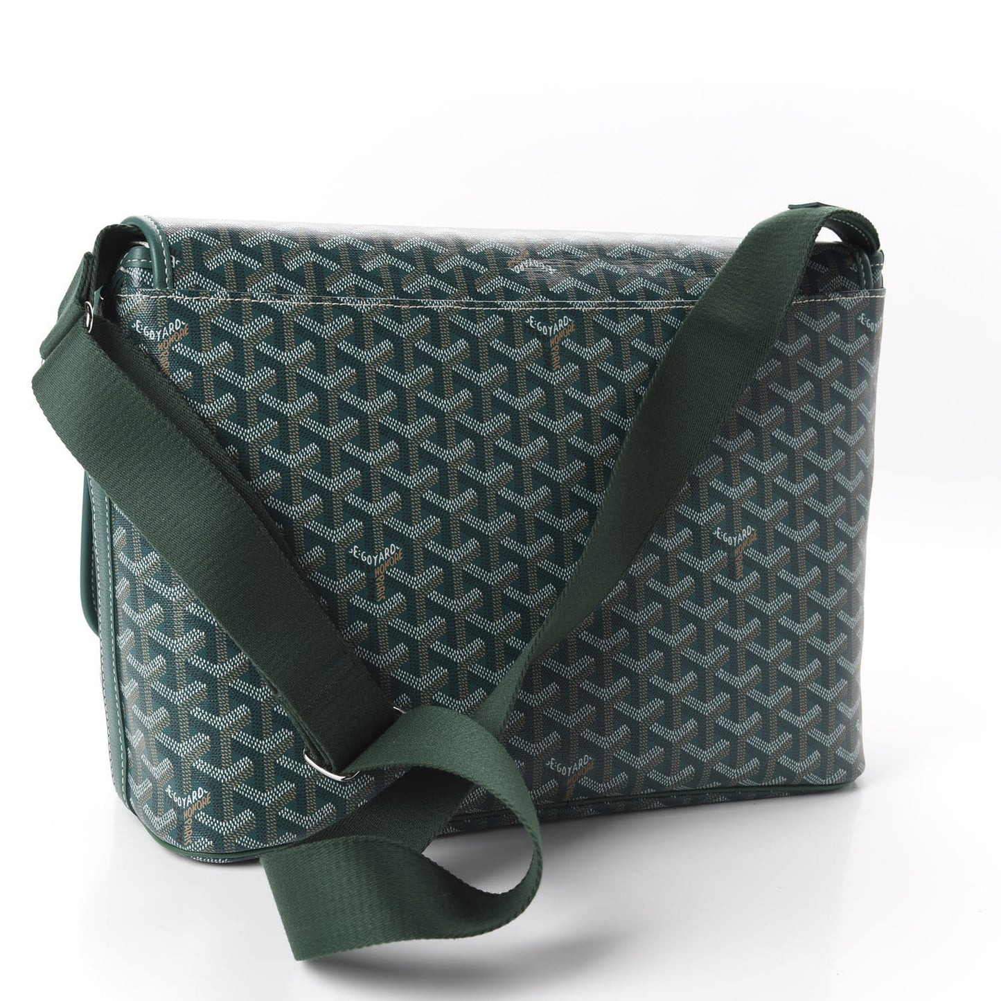Goyardine Capetien Messenger Bag Green