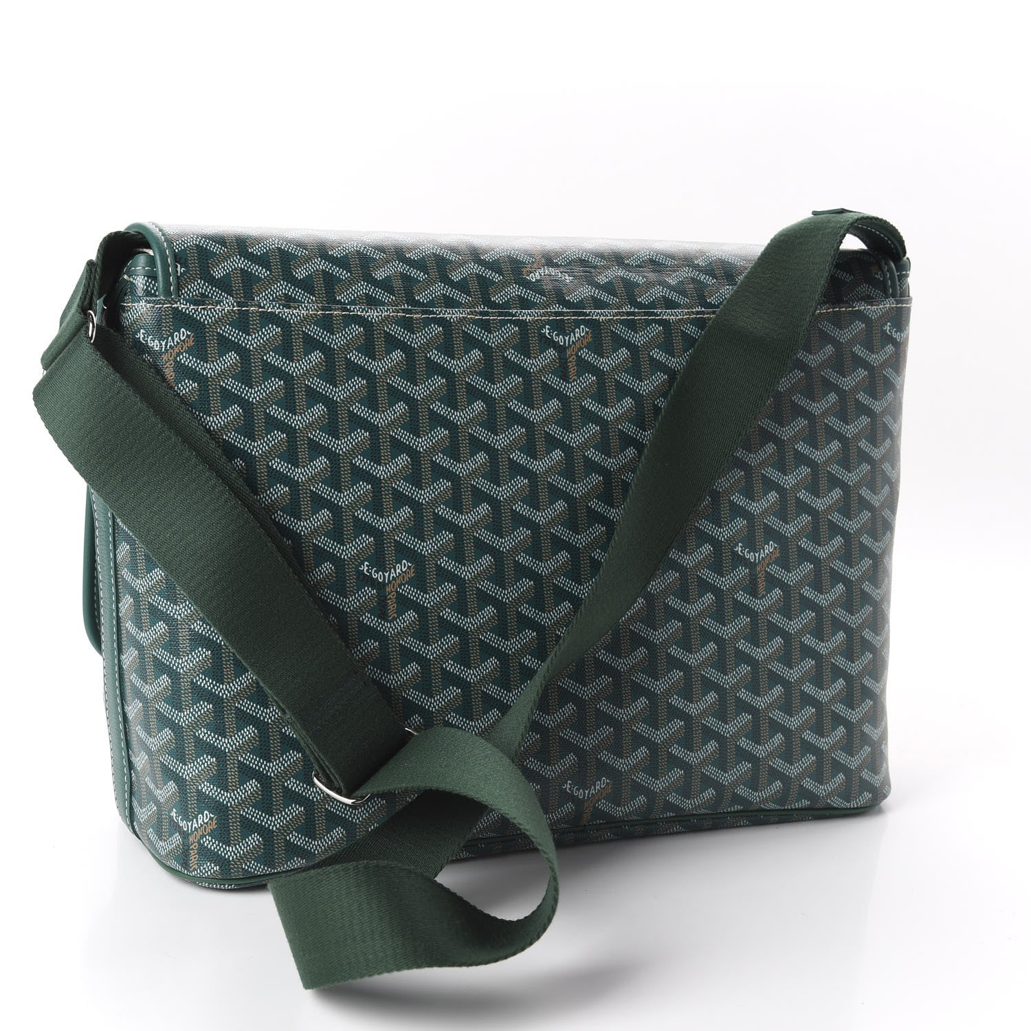 Goyard Goyardine Capetien Messenger Bag Green 2 of 8