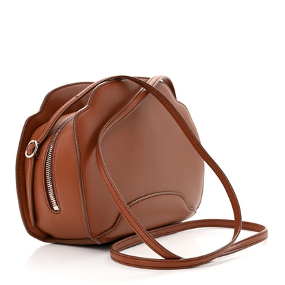 Loro Piana Smooth Calfskin Sesia Crossbody Kummel 3 of 9
