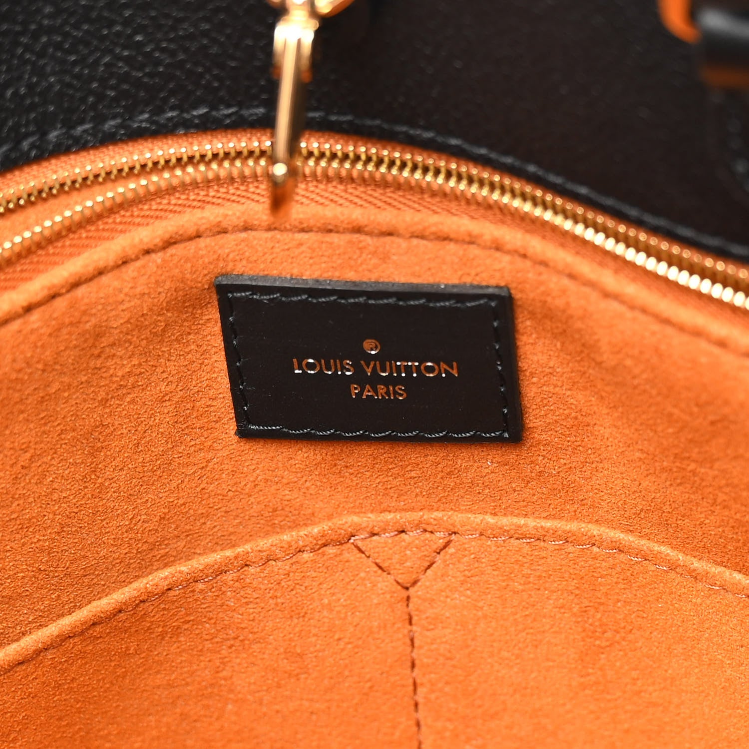 Louis Vuitton Empreinte Monogram Giant Onthego MM Black 6 of 9