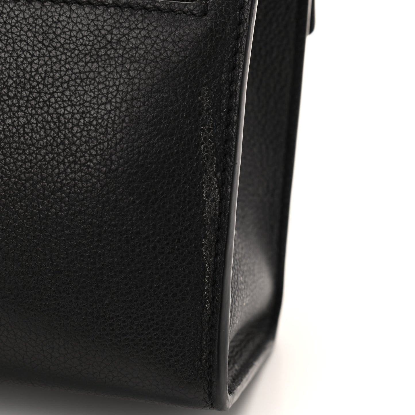 Soft Calfskin My Lockme Chain Bag BB Black