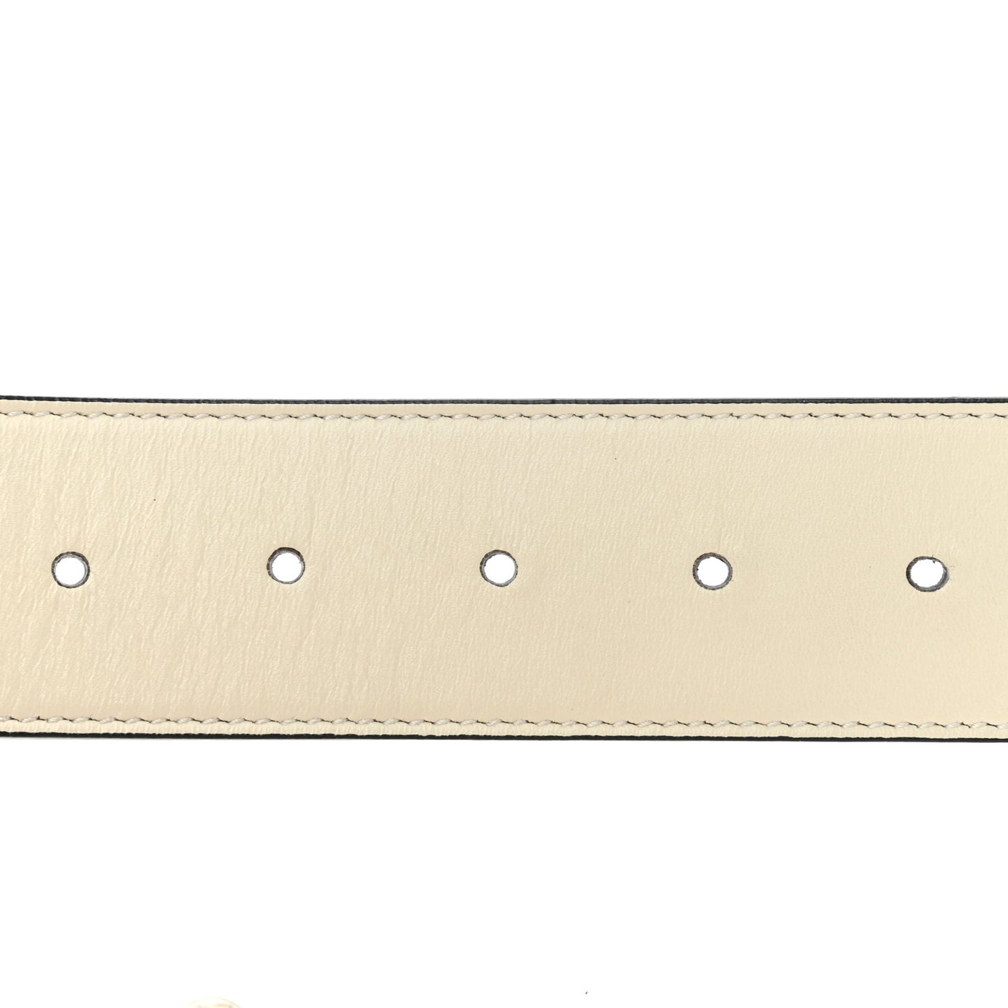 Calfskin Double G 40mm Belt 90 36 Mystic White