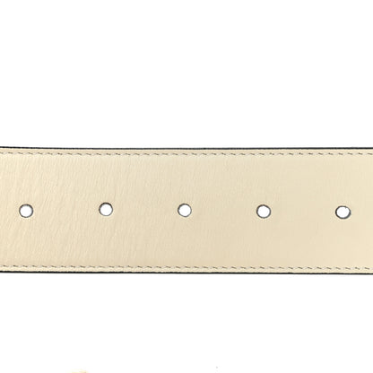 Gucci Calfskin Double G 40mm Belt 90 36 Mystic White 3 of 5