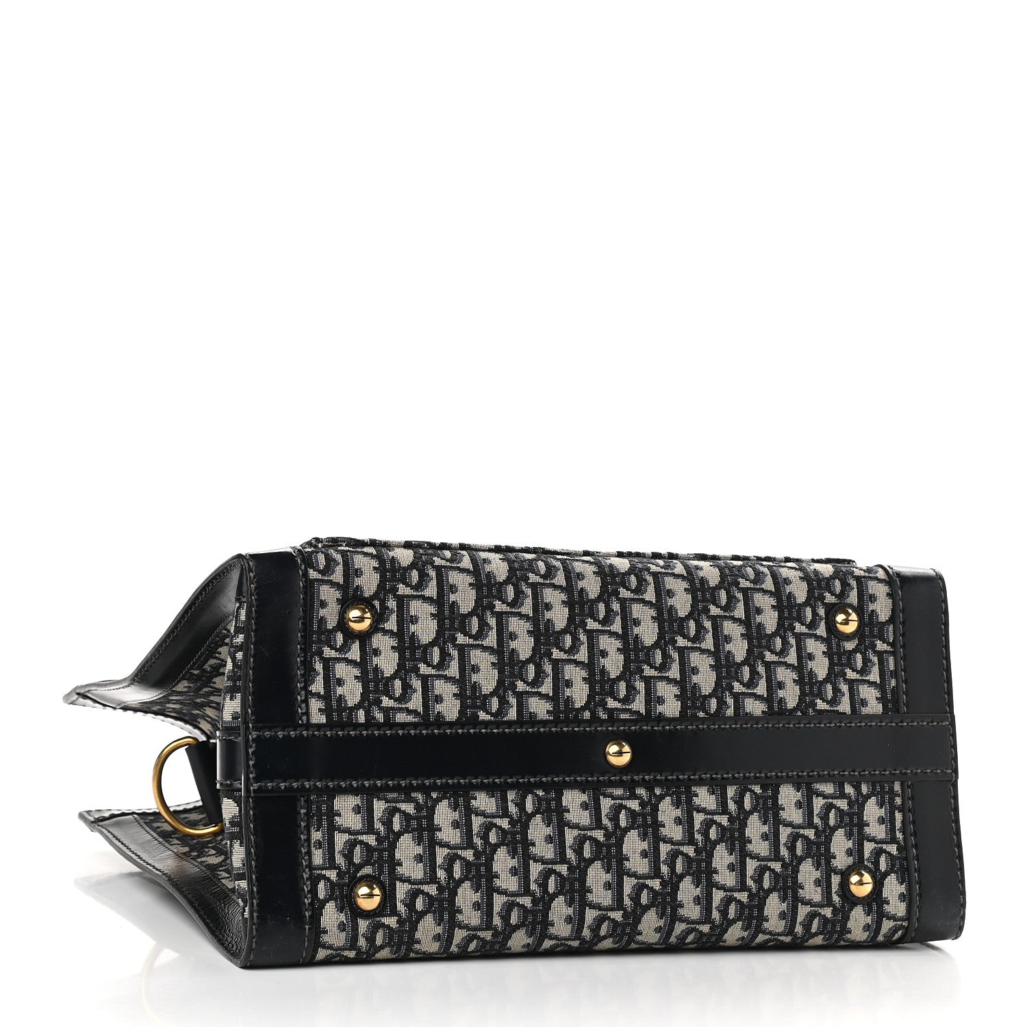 Christian Dior Oblique Tote Bag Blue 3 of 10