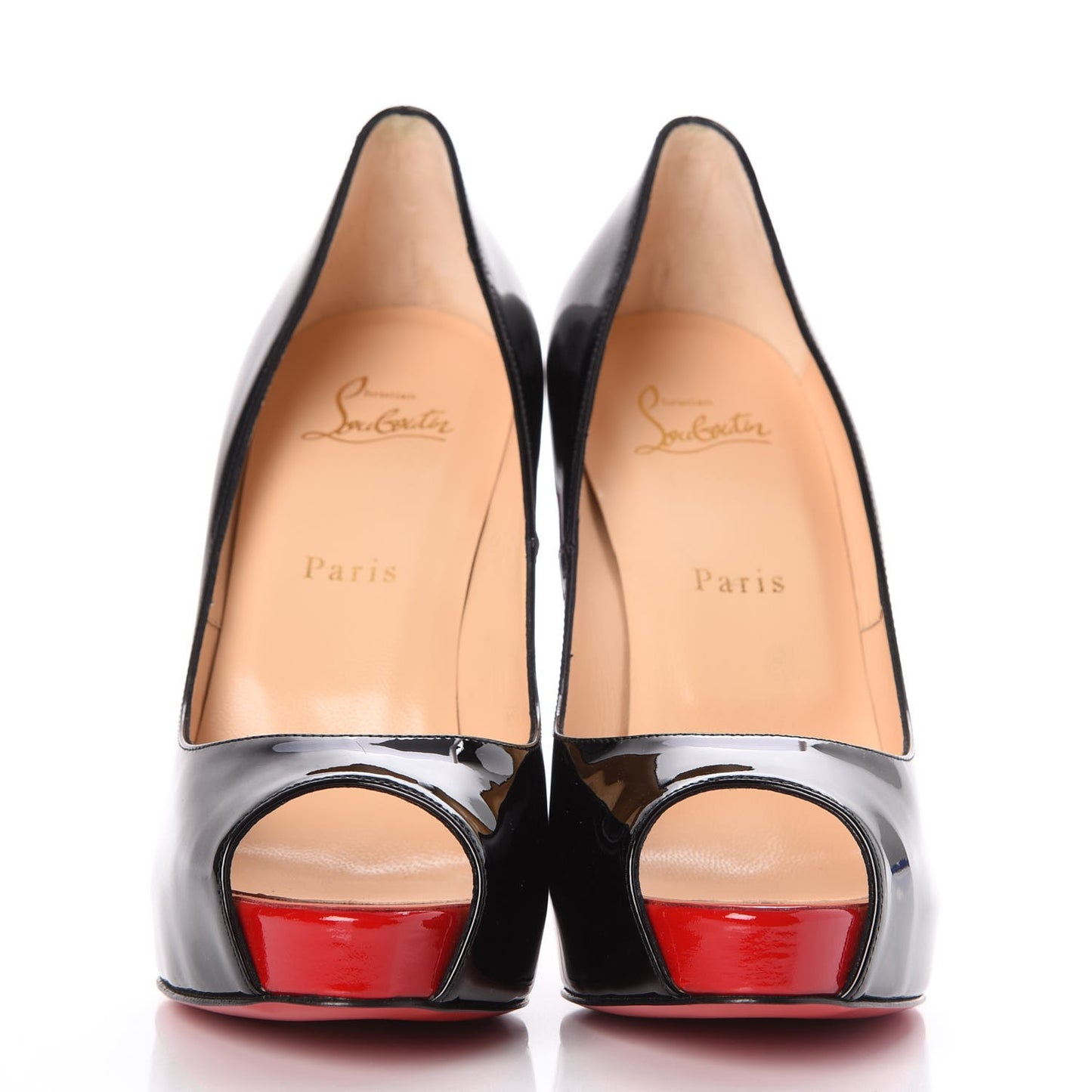 Patent New Very Prive 120 Pumps 39.5 Black Red