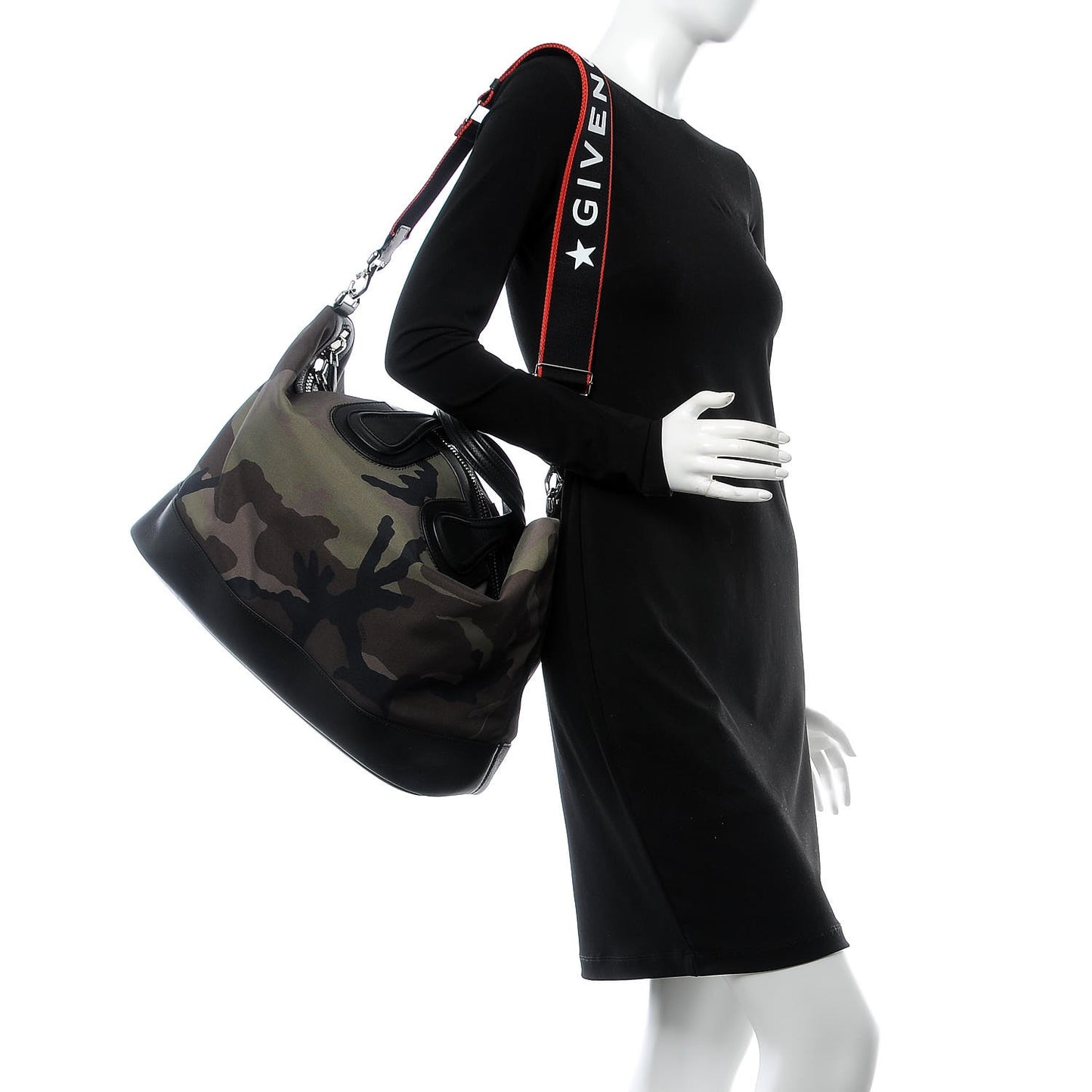 Canvas Calfskin Camo Print Large Nightingale Multi