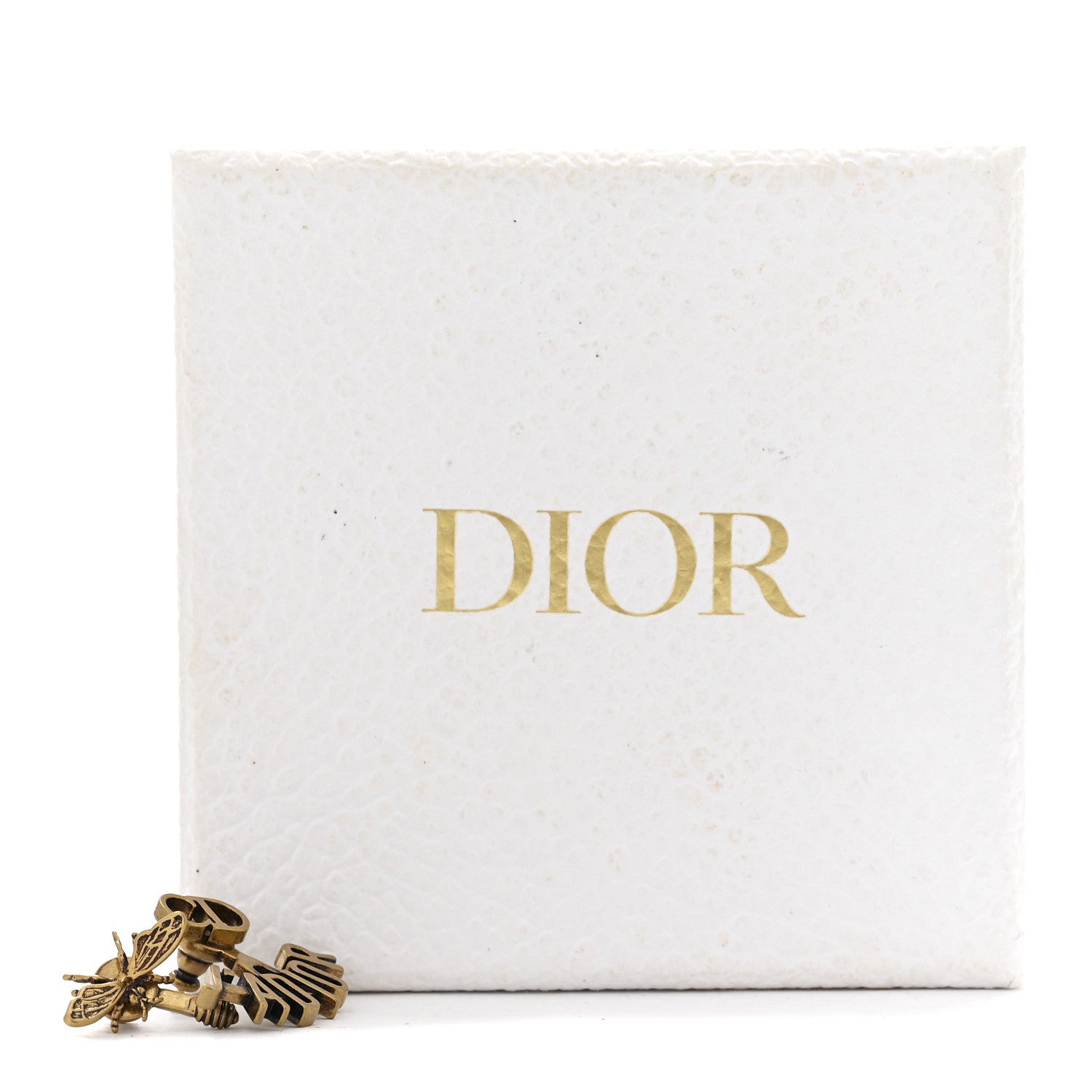 Christian Dior Metal J'Adior Earrings Aged Gold 5 of 5