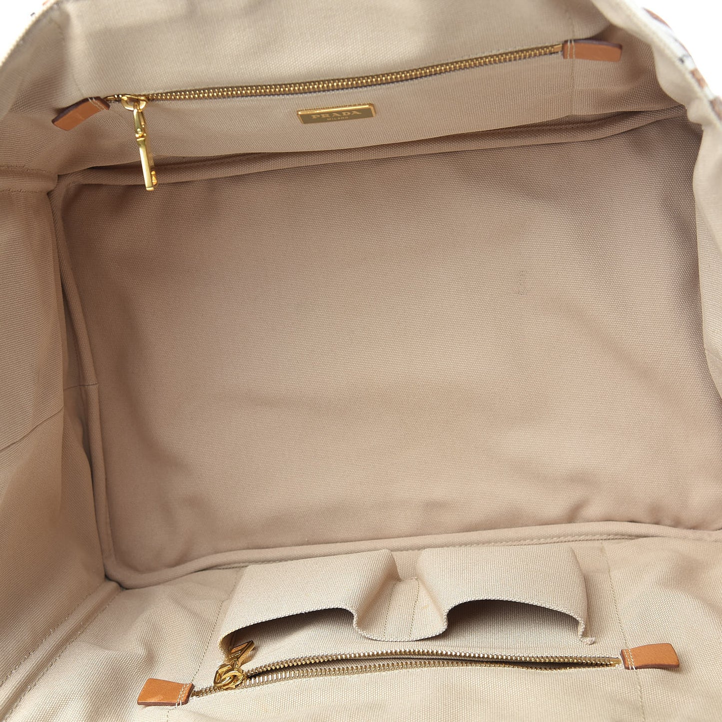 Tessuto Stampato Plaid Tote Moro