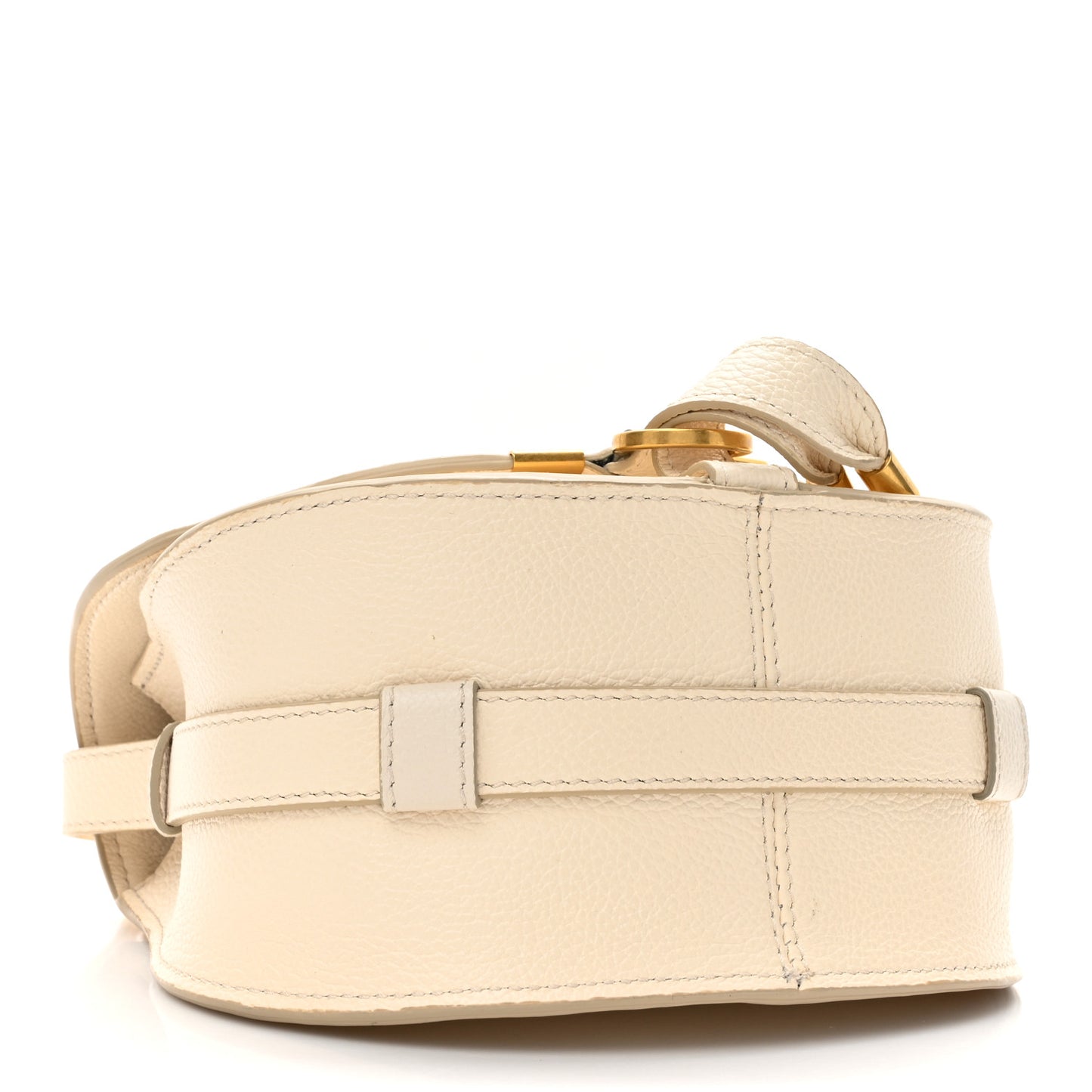Grained Calfskin Small Marcie Saddle Bag