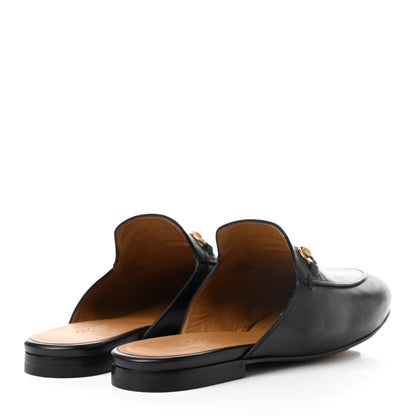Gucci Calfskin Womens Princetown Slippers 40 Black 4 of 13