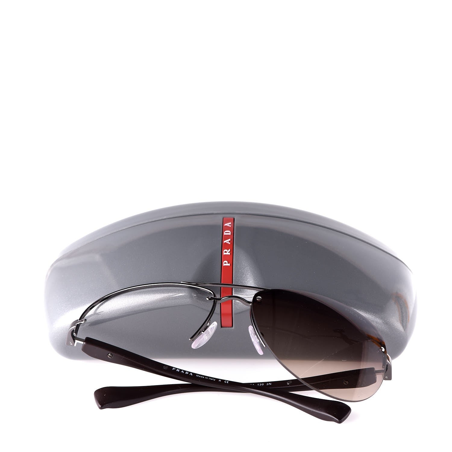 Prada Aviator Sunglasses SPS 56M Black 10 of 10