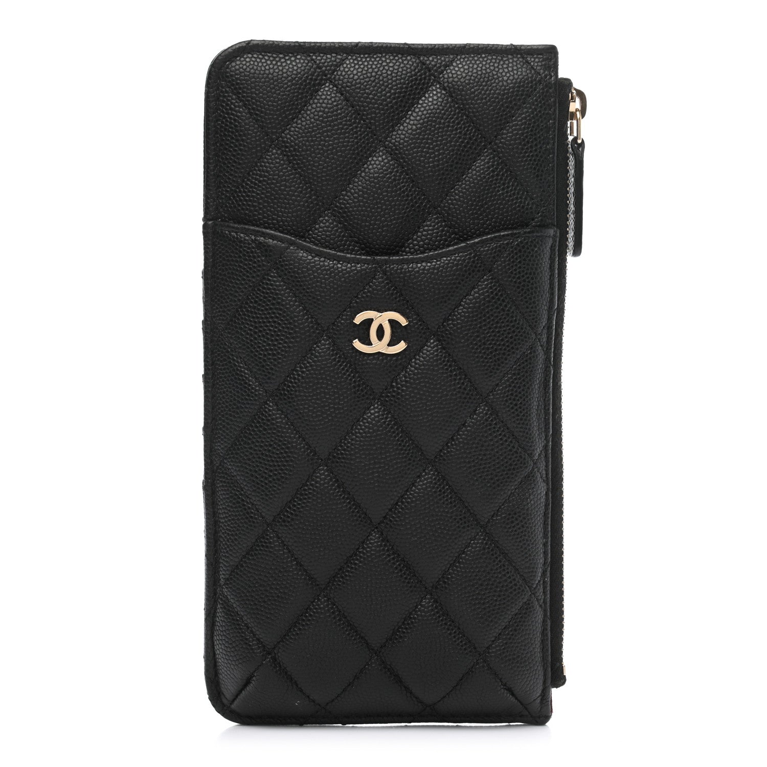 Chanel Caviar Quilted Classic iPhone Pouch Black 1 of 8