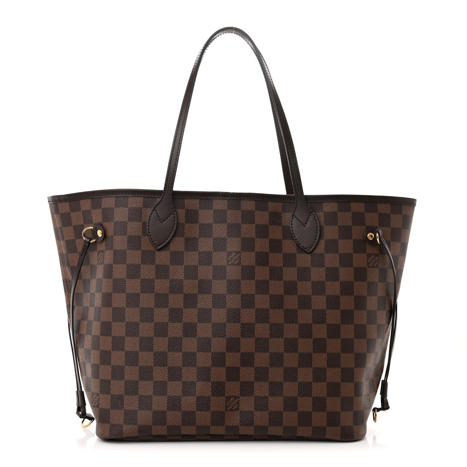 Louis Vuitton Damier Ebene Neo Neverfull MM Rose Ballerine 1 of 11