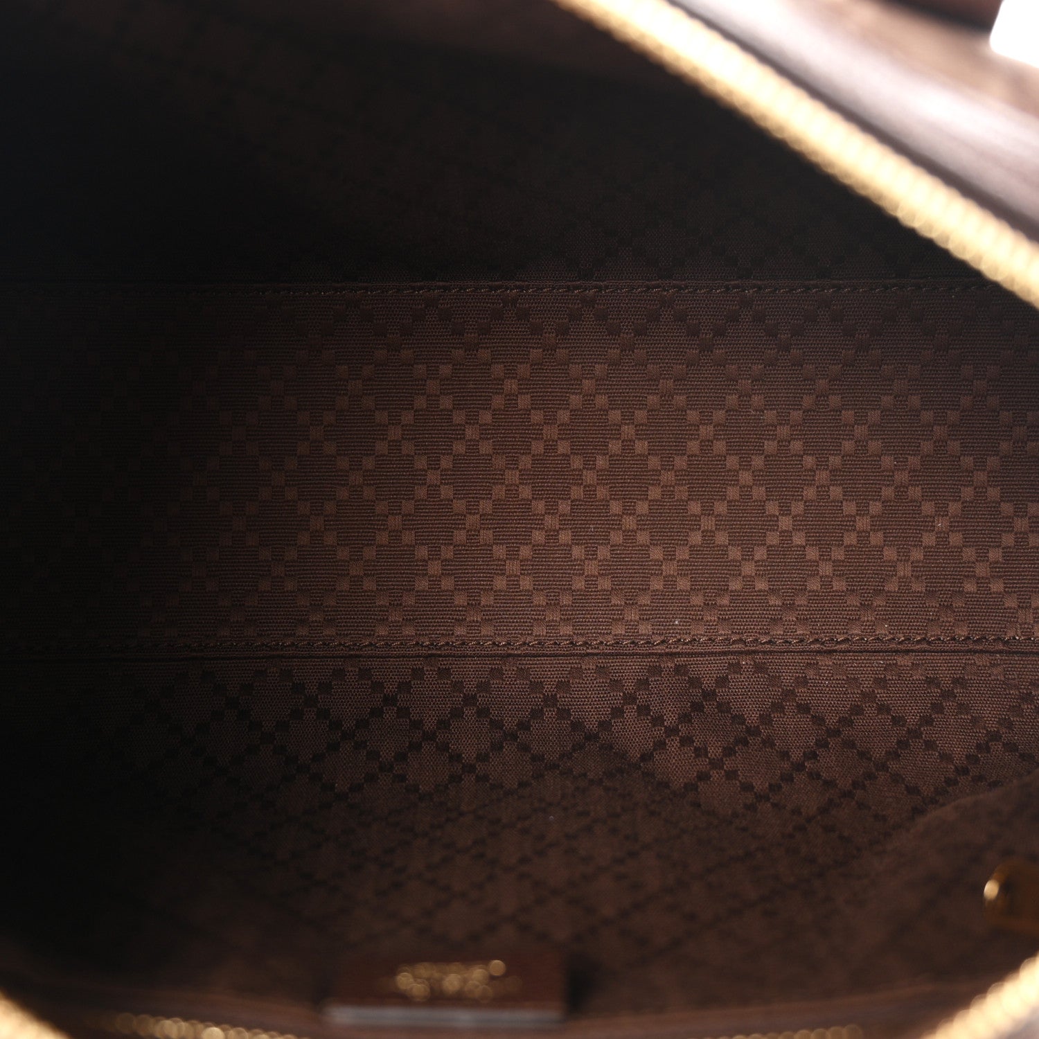 Gucci Suede Web Medium Borsetto Boston Dark Brown 5 of 10