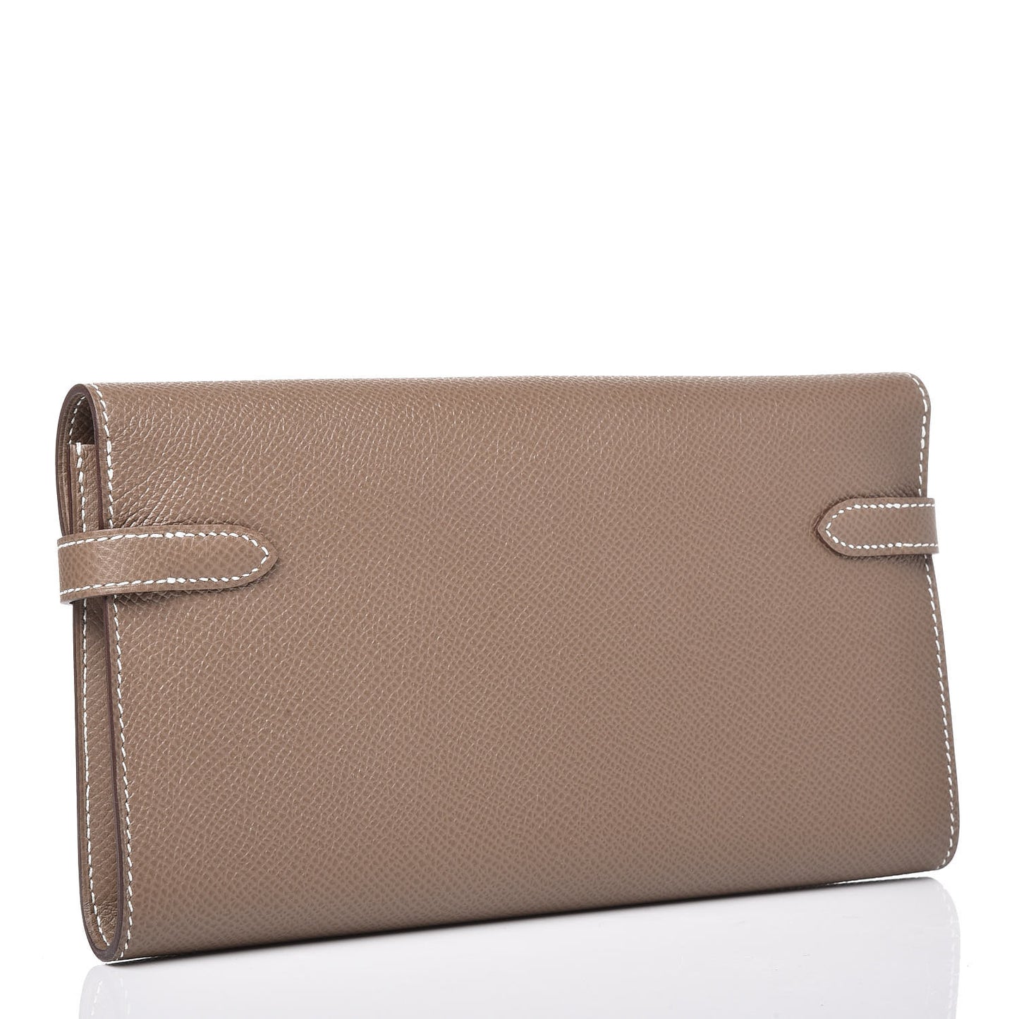 Epsom Kelly Longue Wallet Etoupe