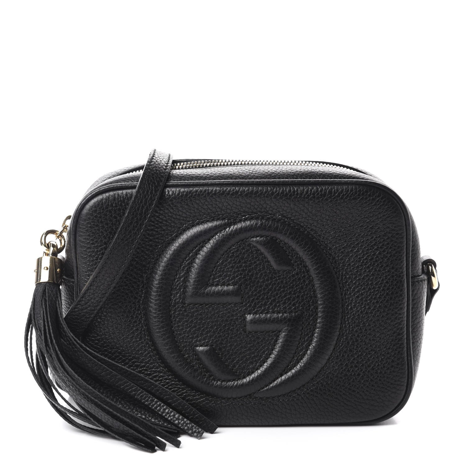 Gucci Pebbled Calfskin Small Soho Disco Bag Black 1 of 12