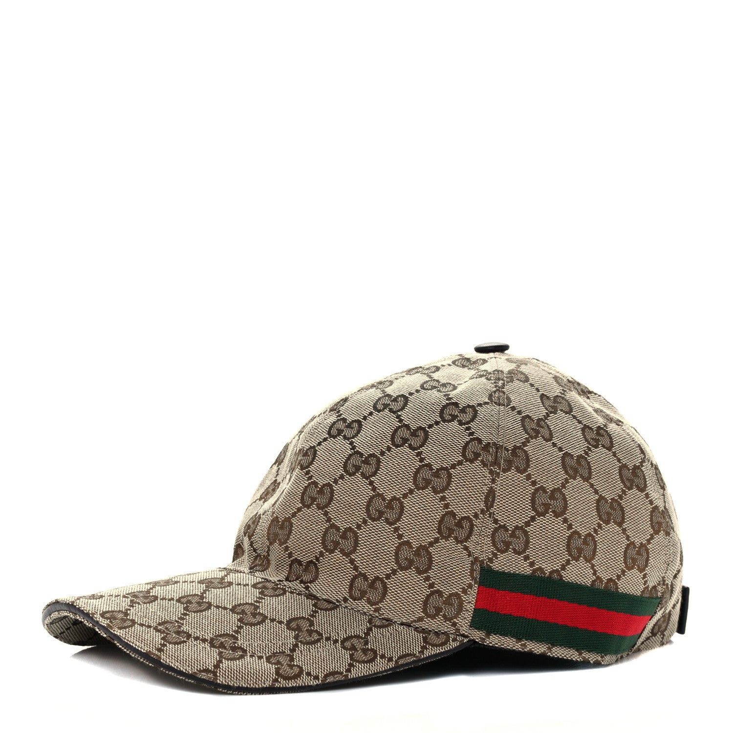 Gucci Monogram Web Baseball Hat L Beige Cocoa 1 of 8