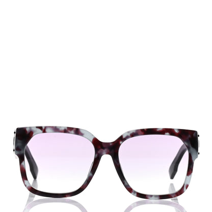 Christian Dior Acetate Square DiorID1 Sunglasses Red Tortoise 2 of 6