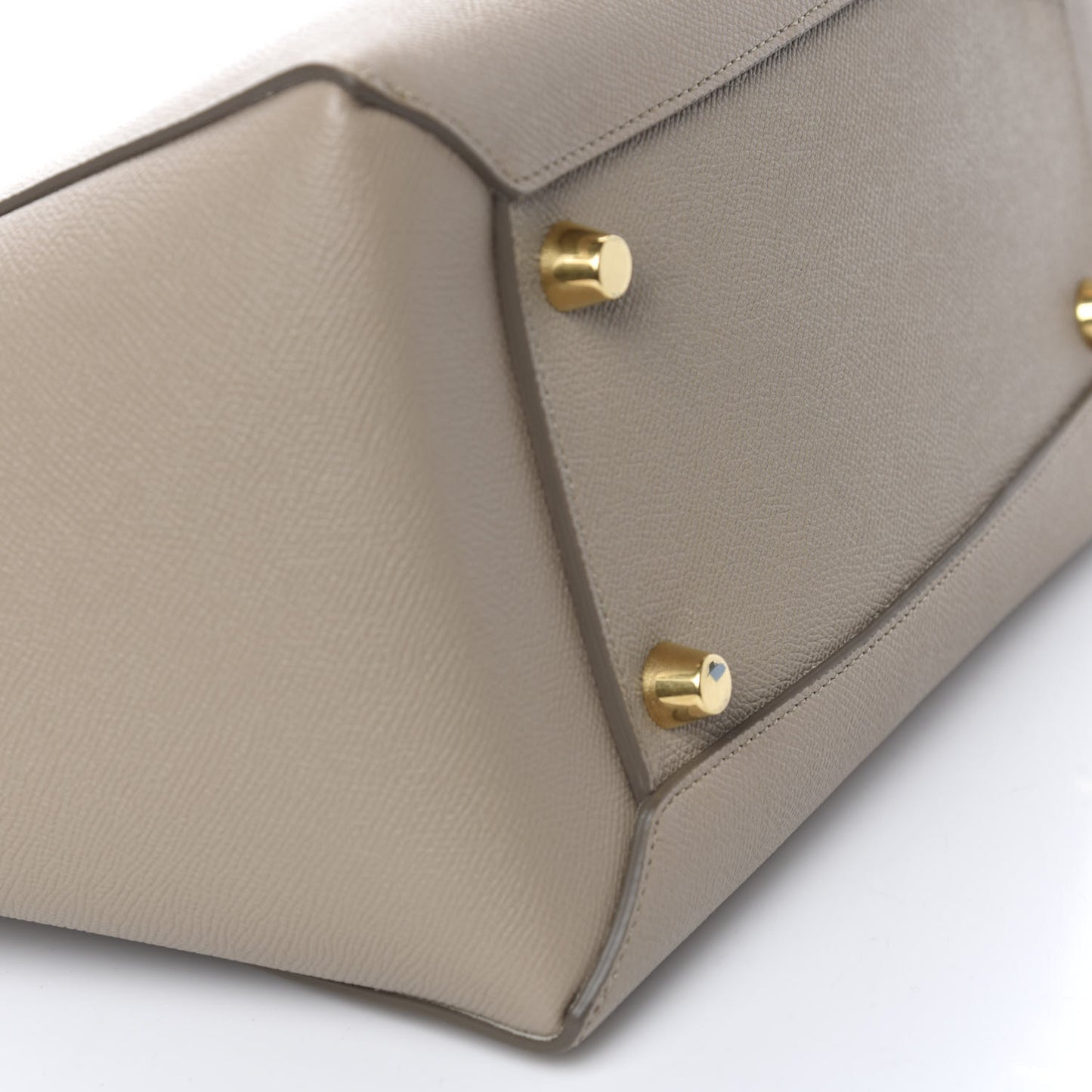 Grained Calfskin Mini Belt Bag Light Taupe