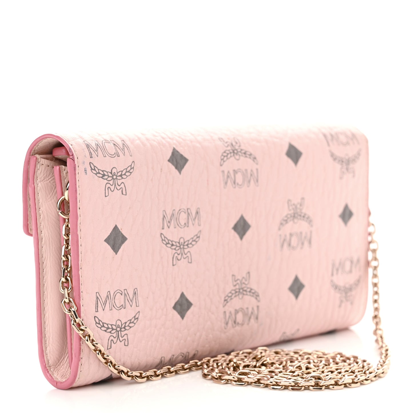 Visetos Large Patricia Wallet On Chain Soft Pink