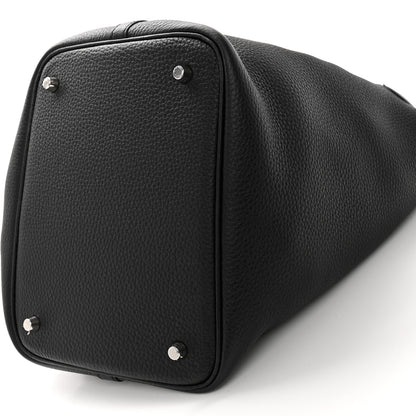 Hermes Taurillon Clemence Picotin Lock 22 MM Black 10 of 10