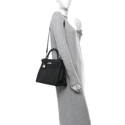 Hermes Togo Kelly Retourne 32 Black 2 of 10