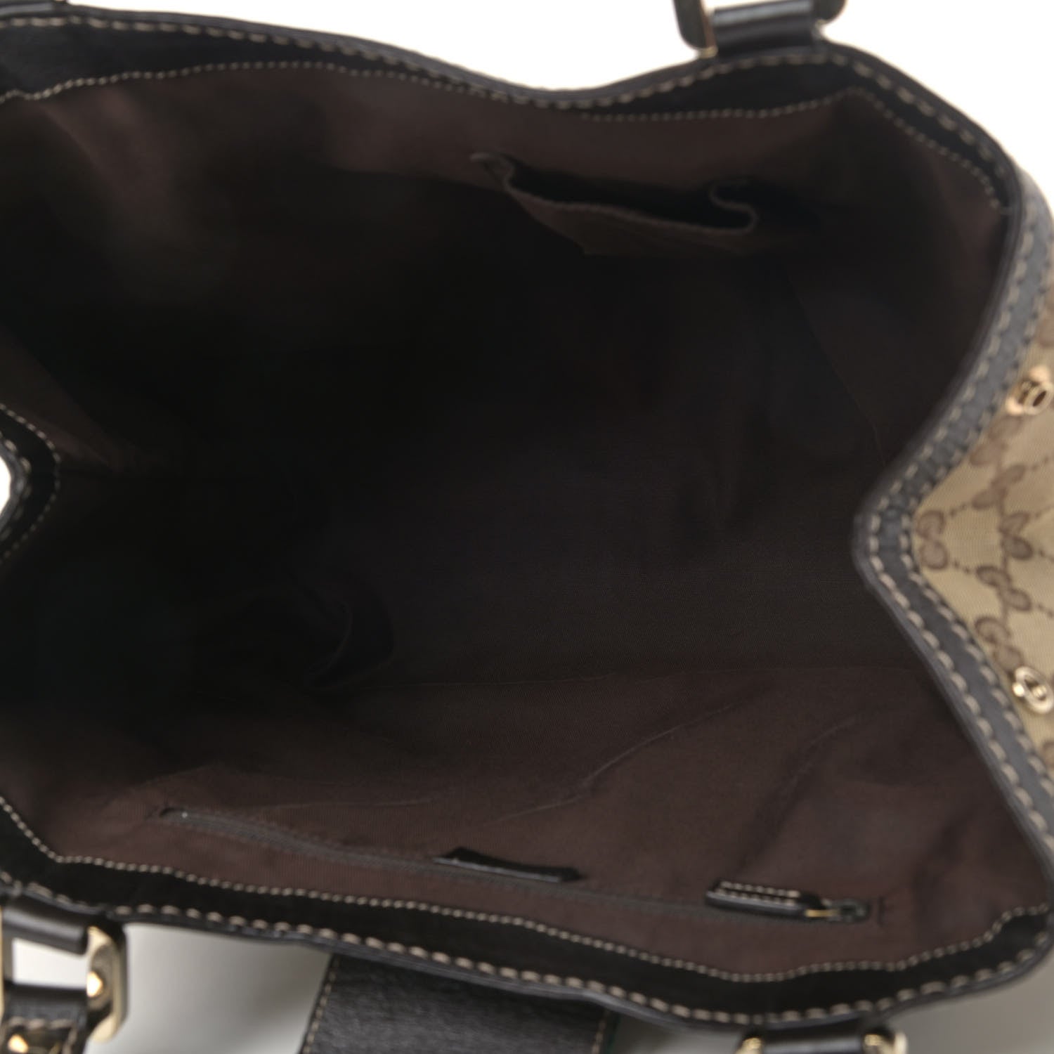 Gucci Monogram Medium New Ladies Web Tote Ebony 4 of 6