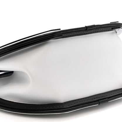Louis Vuitton Calfskin Around Me PM White Black 9 of 11