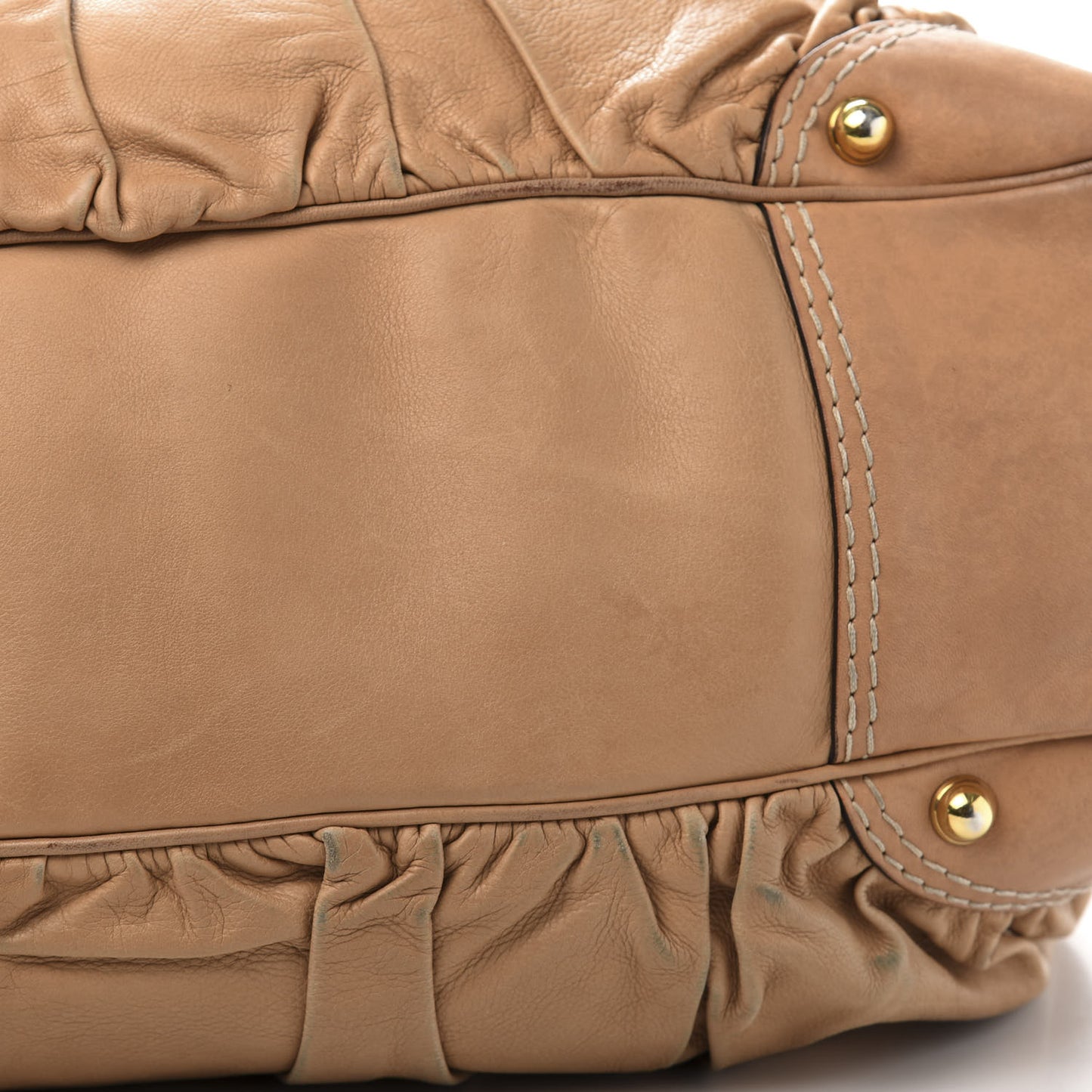 Calfskin Large Jockey Hobo Tan
