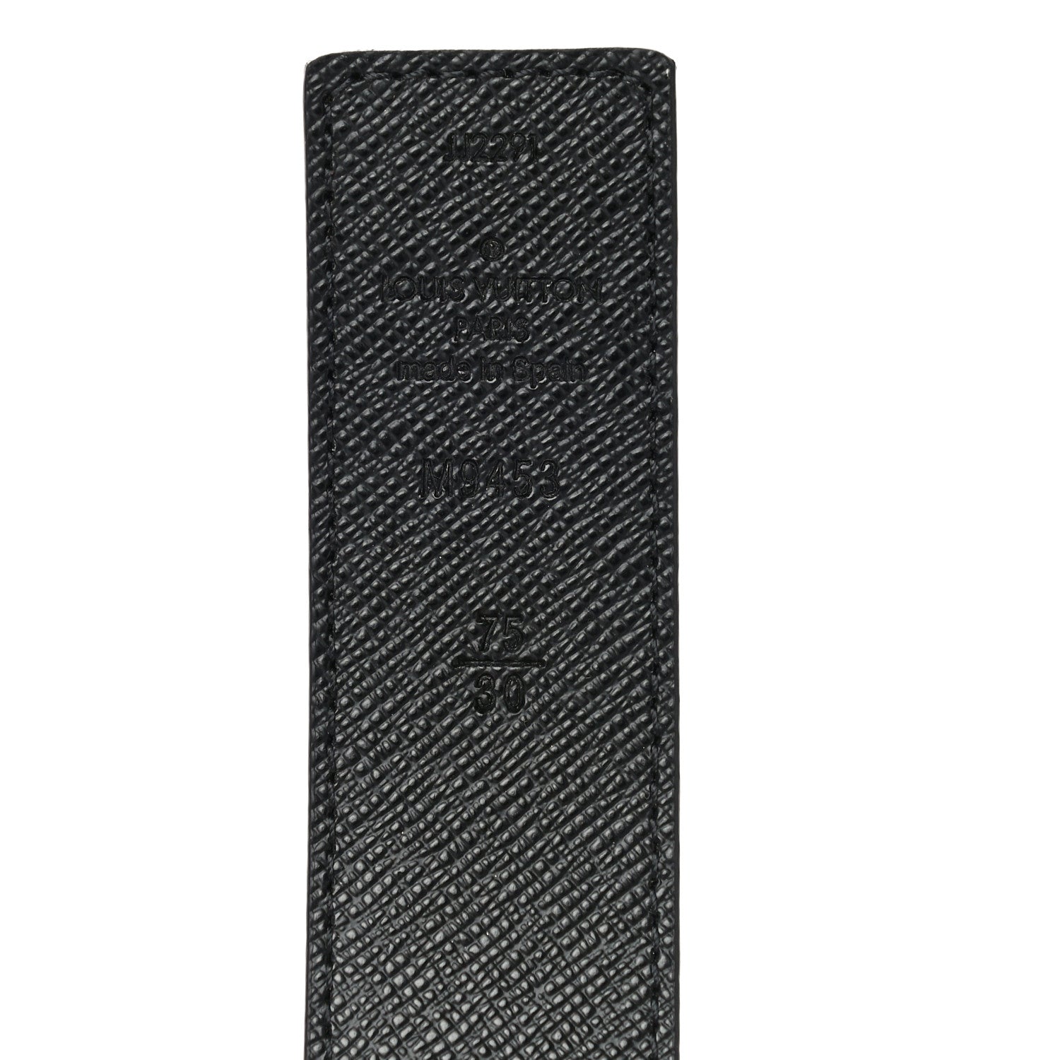 Louis Vuitton Calfskin Monogram 30mm LV Initiales Reversible Belt 75 30 Black 3 of 6