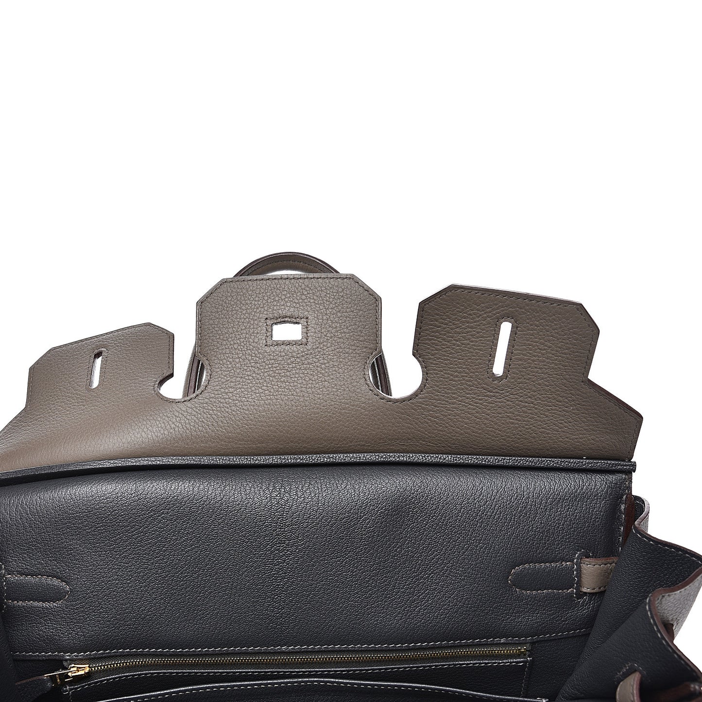 Taurillon Clemence Lizard Club Birkin 35 Etain Graphite
