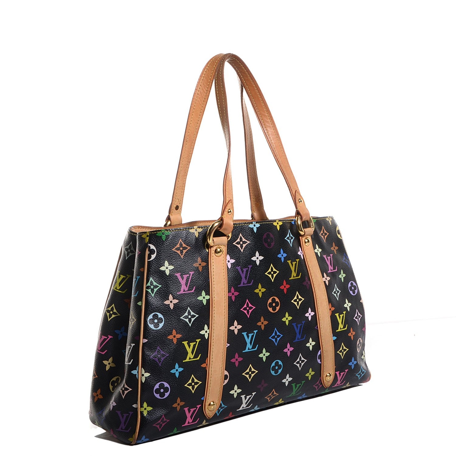 Louis Vuitton Monogram Multicolor Aurelia MM Black 3 of 7