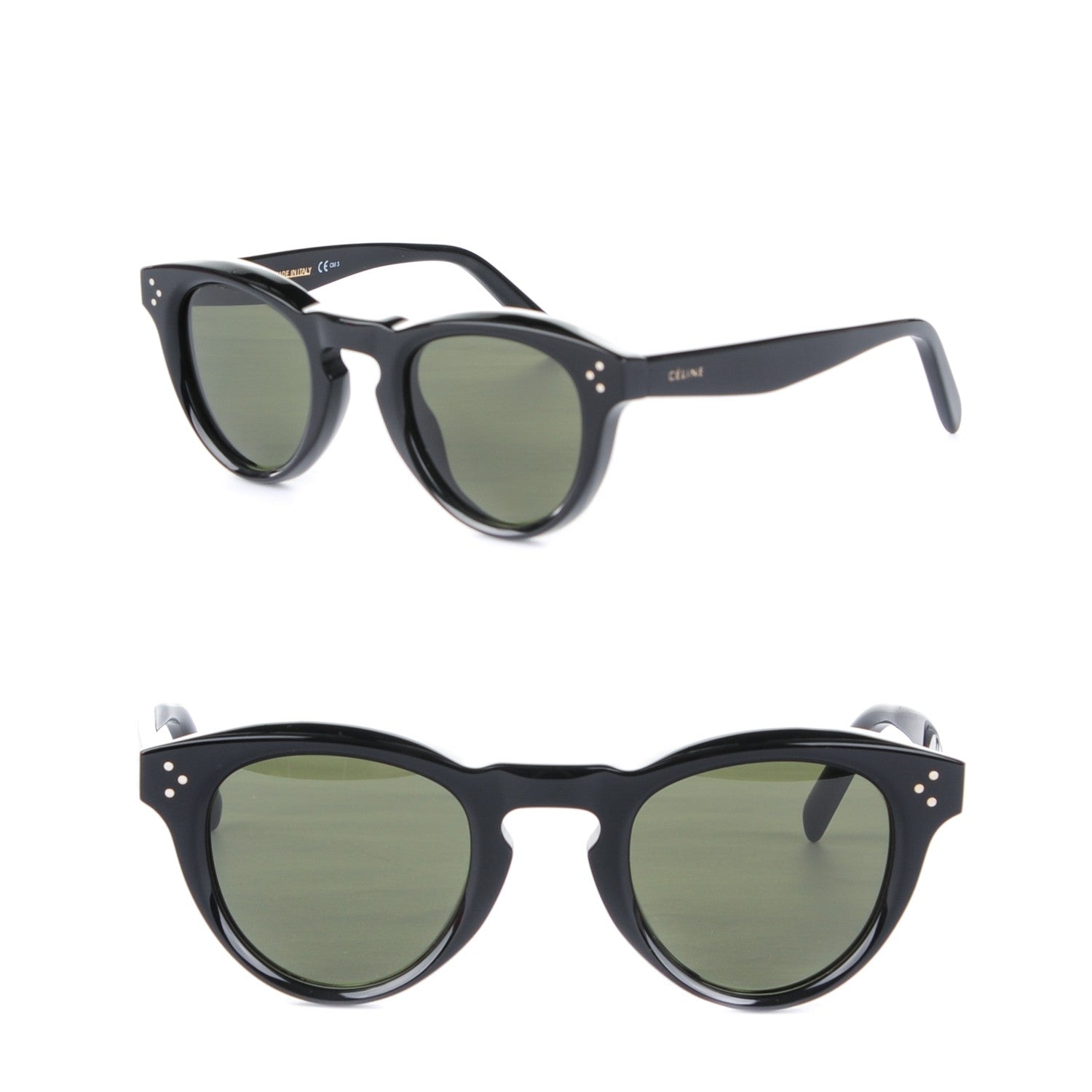 Celine Bevel Cat Sunglasses CL41372/S Black 1 of 5