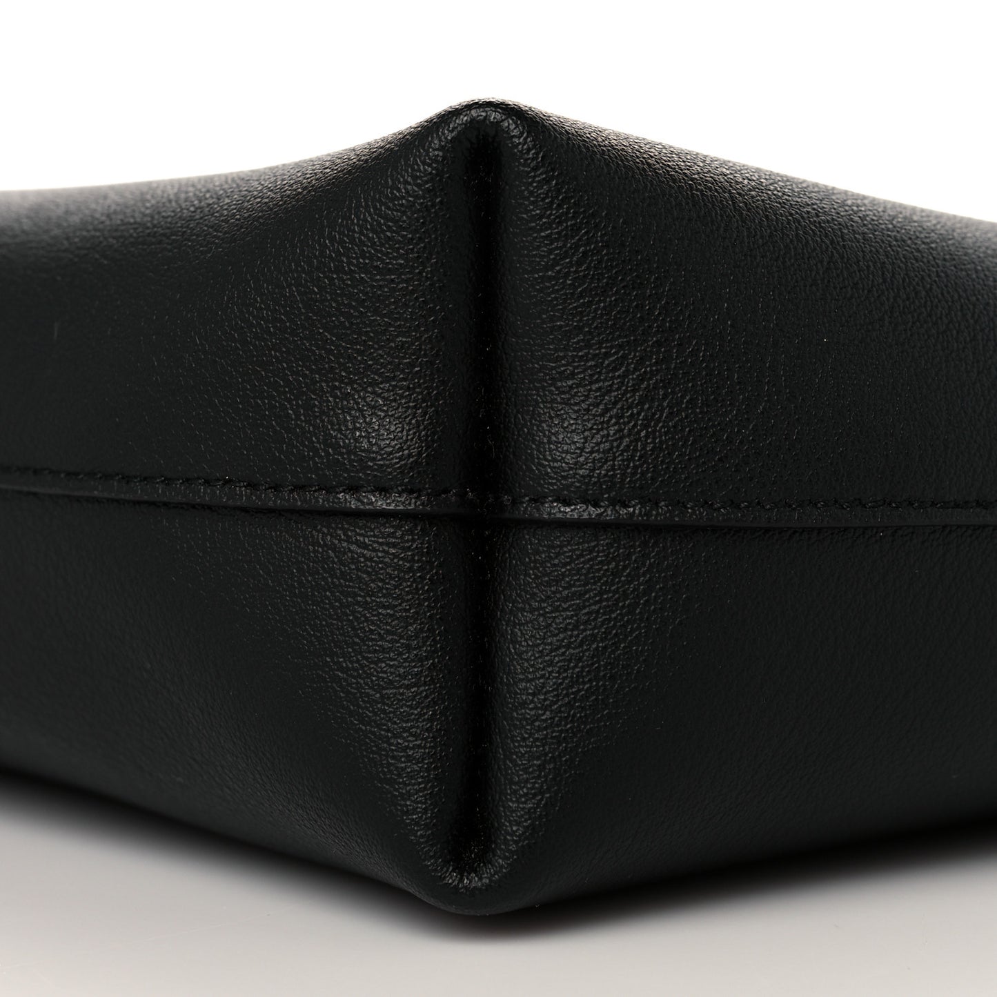 Calfskin Toy Shopping Tote Black