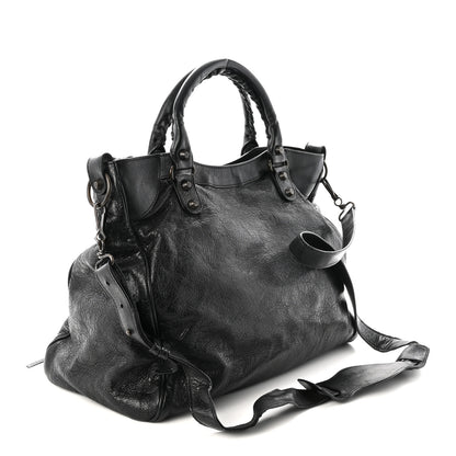 Balenciaga Agneau Classic Hardware Velo Black 2 of 9