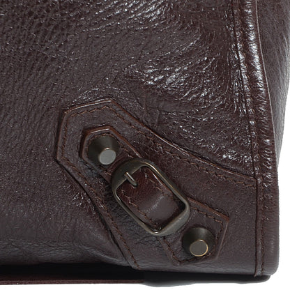Balenciaga Agneau Classic Hardware City Cigare Fonce 8 of 17