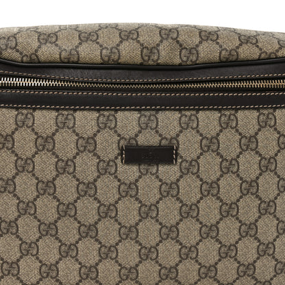 Gucci GG Supreme Monogram Belt Bag Dark Brown 8 of 10