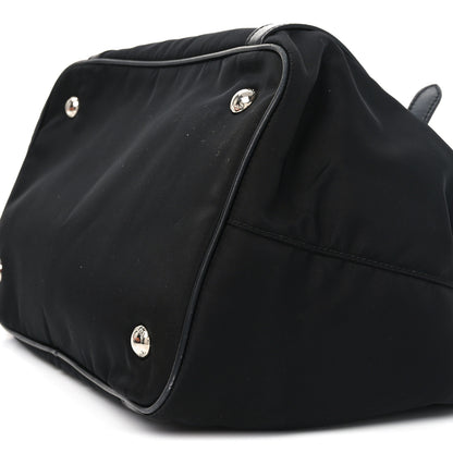Prada Tessuto Nylon Soft Calf Tote Black 9 of 9