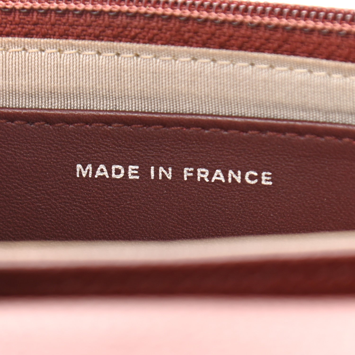 Chanel Caviar Half Moon Wallet On Chain WOC Bordeaux 6 of 10