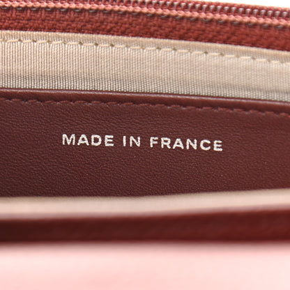 Chanel Caviar Half Moon Wallet On Chain WOC Bordeaux 6 of 10