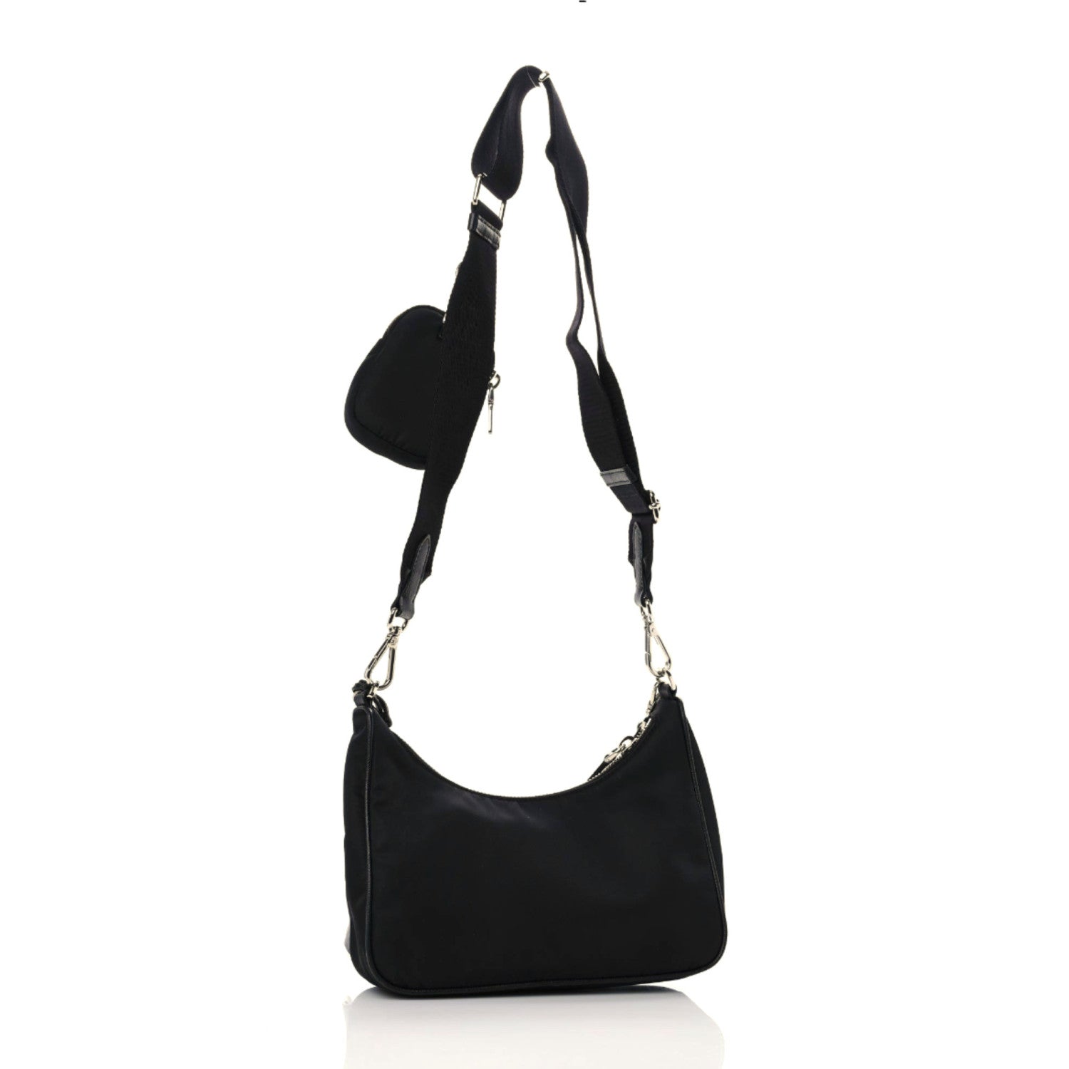 Prada Nylon Re-Edition 2005 Shoulder Bag Black 3 of 13