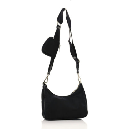 Prada Nylon Re-Edition 2005 Shoulder Bag Black 3 of 13